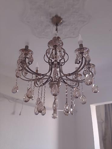 Ev üçün dekor: Çılçıraq, 8 lampa, Metal — 3