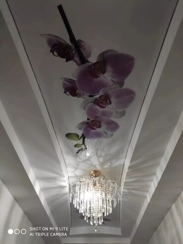 Натяжной потолок: Натяжной потолок Глянцевое, Матовое, 3D потолки Бесплатный замер, Гарантия, Монтаж — 6