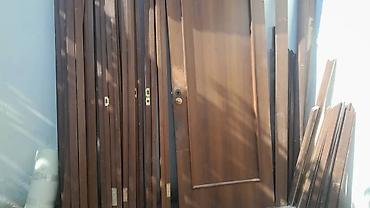 Балконные двери: Межкомнатные двери из шпонированного дерева, классический оттенок — 2