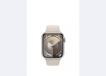 Apple Watch: Умные часы Apple Watch Starlight с бежевым ремешком. Состояние