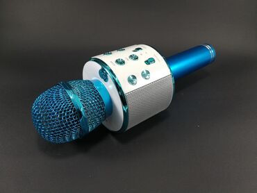 Mikrofoni: Karaoke mikrofon bluetoth sa zvucnikom WS-858 vise boja Karaoke — 4