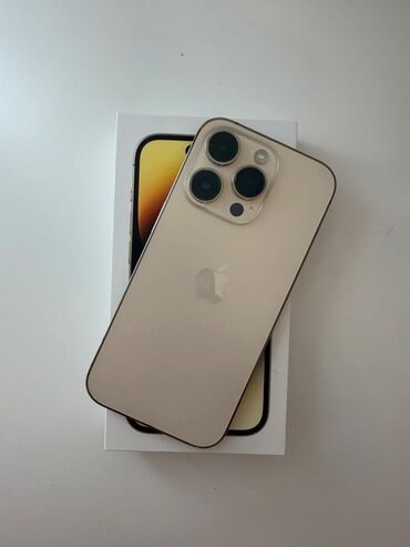 iphone adapter qiymeti: IPhone 14 Pro, 128 GB, Qızılı, Face ID