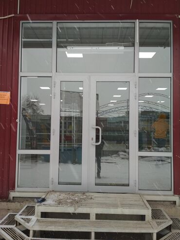 Алюминиевые окна на заказ: Алюминиевый тамбур. Стеклянный тамбур. Тамбур стеклянный. Тамбур — 4