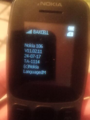 Nokia: Nokia 106, rəng - Qara, Düyməli, İki sim kartlı