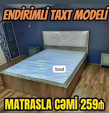 mebeller ve qiymetleri 2019: Endirimli taxt modeli – matrasla birlikdə. - Taxt ölçüsü — 1