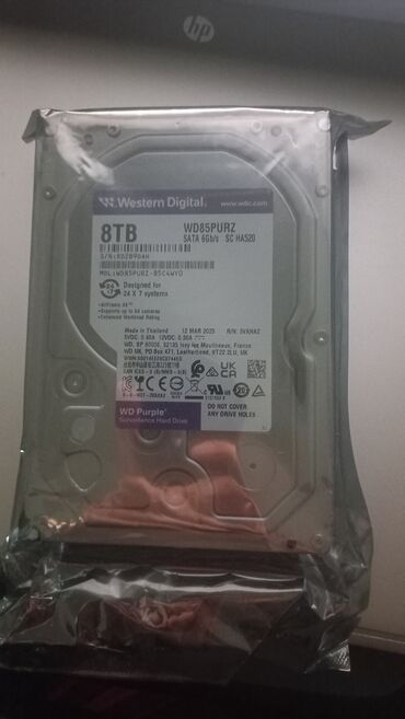 Видеокарты: Внутренний Жёсткий диск (HDD) Western Digital (WD), 8 ТБ