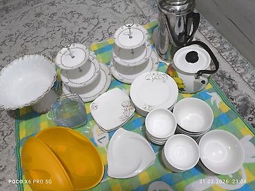 Наборы посуды: Срочно идиш аяктар сатылат бу бирок состояние абдан жакшы ! Термос — 10