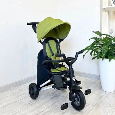 детская коляска с большими колесами: Коляска, цвет - Зеленый, Новый