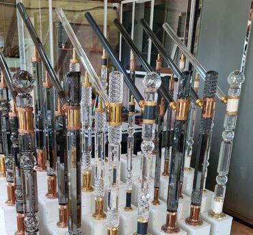 Pilləkən məhəccərləri: Yeni Pilləkən məhəccəri, Paslanmaz polad, Pulsuz çatdırılma — 22