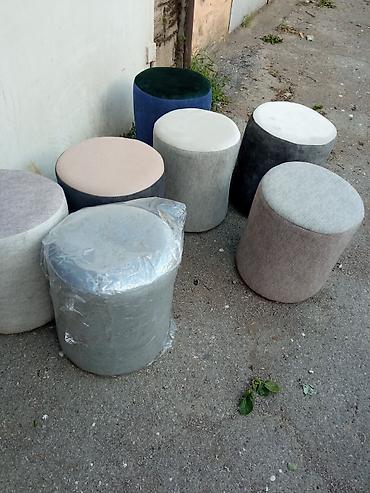 pufik: Yeni, Pufik oturacaq, Parça, rəng - Ağ, Kredit yoxdur, Çatdırılma yoxdur — 3