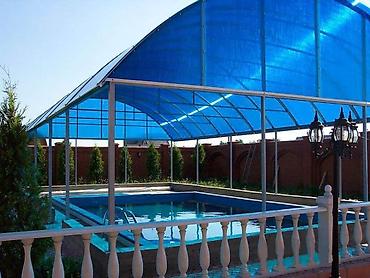 Навесы: Навес, Арочный, Металл, Поликарбонат, Установка — 9