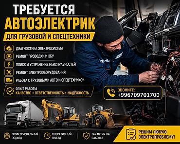 эксватор: Требуется Автоэлектрик, Оплата: Дважды в месяц, Оклад, 1-2 года опыта, Форма — 1