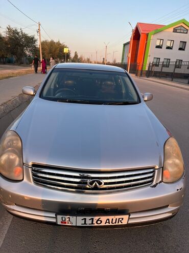 авто корея бишкек: Nissan Skyline: 2001 г., 2.5 л, Автомат, Бензин, Седан