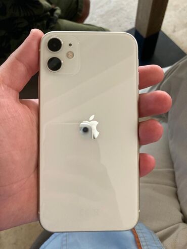 iphone 11 satis: IPhone 11, 128 GB, Ağ, Barmaq izi, Face ID