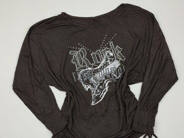 czarne bluzki do spódnicy tiulowej: Bluzka Damska, L, stan - Dobry