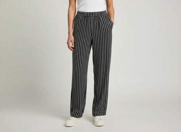 Women's Pants: H&M, Spodnie materiałowe damskie, rozmiar S