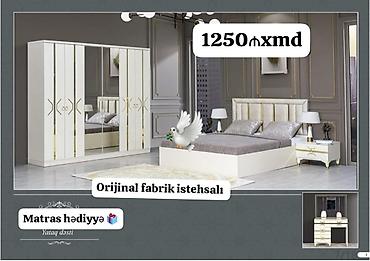 İkinəfərlik çarpayı, Termo, Dolab, 2 tumba, Yeni