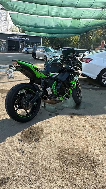 глушител: Спортбайк Kawasaki, 650 куб. см, Бензин, Взрослый, Б/у — 3