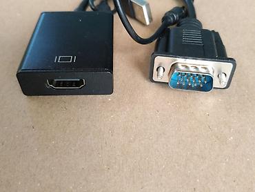 vga to hdmi бишкек: ПК үчүн конвертер, VGA → HDMI, Жаңы, Акылуу жеткирүү, Өзү алып кетүү — 5