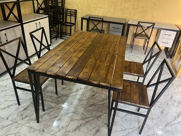стол и кресло: Комплект стол и стулья Для кафе, ресторанов, Новый