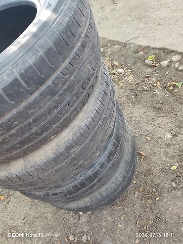 1120: Комплект летних шин 265/65 R17 112H бу без дырок сняли с Хайлендера — 1