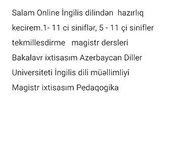 Online İngilis dili hazırlığı - 1–11-ci siniflər üçün onlayn hazırlıq lalafo.az -da Online İngilis dili hazırlığı - 1–11-ci siniflər üçün onlayn hazırlıq