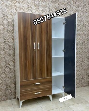 Dolablar: Yeni, Açılan, 3 qapılı Düz dolab, Qarderob, paltar dolabı, Azərbaycan — 29
