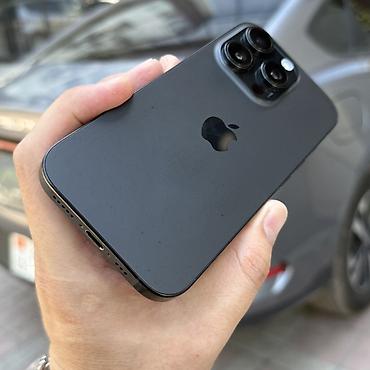 iphone cs max: IPhone 16 Pro, Б/у, 256 ГБ, Black Titanium, Защитное стекло, 87 % — 6