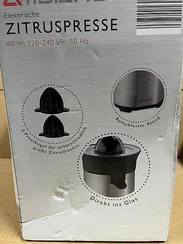 Sokovnici: Ambiano električna cediljka za citruse - Snaga: 60 W - — 8