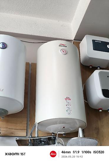 Aristonlar: Thermal markalı elektrikli su qızdırıcısı (divar tipli, silindrik). - — 1