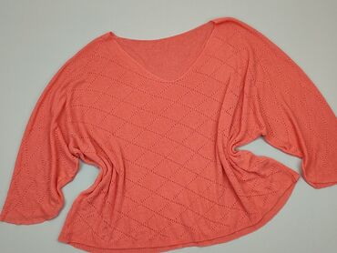 pomaranczowa bluzki: Sweter, L, stan - Idealny