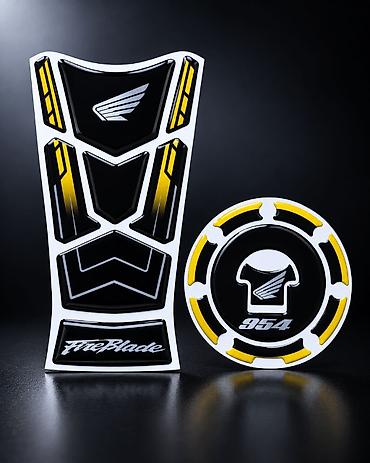 methyl 3: Honda CBR 954 Fireblade 3D Tank Pad i Štitnik Čepa- 2887 HONDA CBR — 1