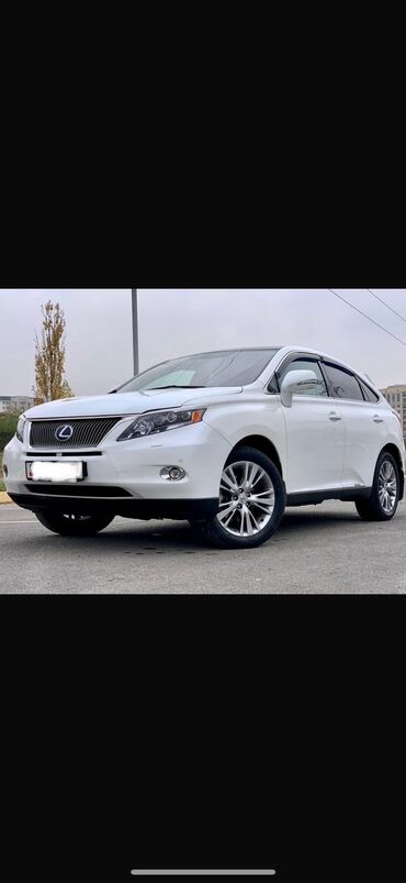 Lexus: Lexus RX: 2010 г., 3.5 л, Вариатор, Гибрид, Кроссовер