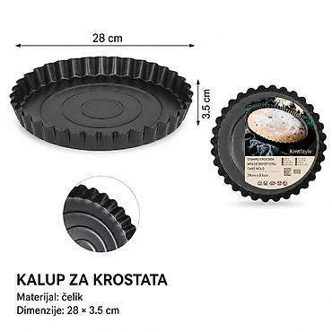 KMT Čipkasti kalup za tortu sa isečenim ivicama – Kmt Style - Tip