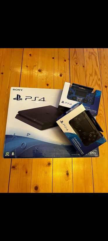 ps 4 500 gb slim: Ps4 slim model 500 gb 2 pultla birgə verilir,çox az işlənib demək