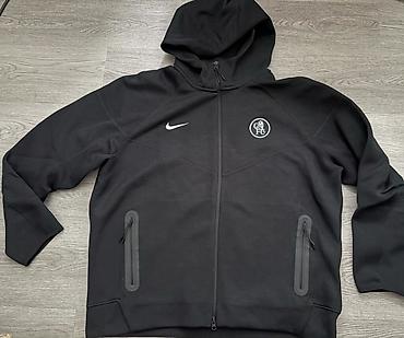 Эркектер кийими: Эркектердин толстовкасы, XL, Nike, Жаңы, түсү - Кара, Акысыз жеткирүү — 2