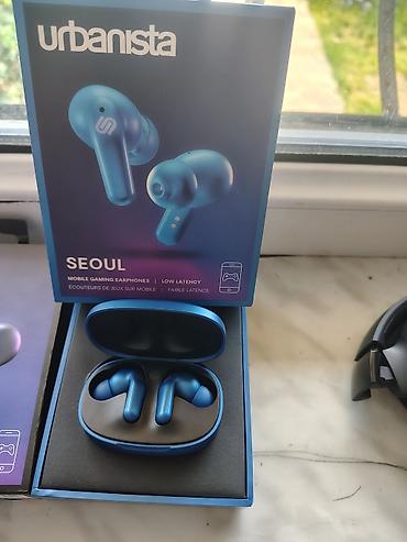 mini qulaqciq: Yeni Simsiz (Bluetooth) Qulaqcıqlar, Urbanista, rəng - Qara — 1