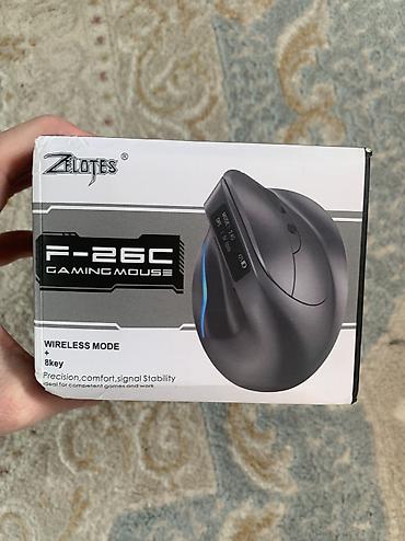 dtf printer: Игровая вертикальная мышь Zelotes F-26C - Беспроводной режим 2.4 ГГц — 1
