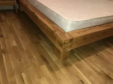 Kreveti: Bračni krevet hrast + 2 noćna stolića Bračni krevet izrađen od — 3