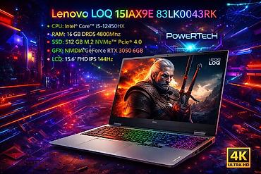 iphon 16: Yeni Lenovo LOQ, 15.6 ", Intel Core i5, 512 GB, Ünvandan götürmə, Ödənişli çatdırılma — 1