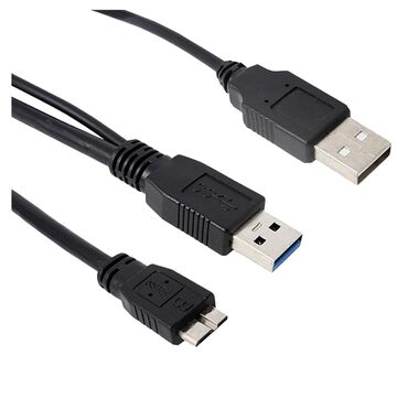 блоки питания для ноутбуков 9 в: Высокоскоростной двойной USB 3.0 A штекер для Micro B Y кабель для