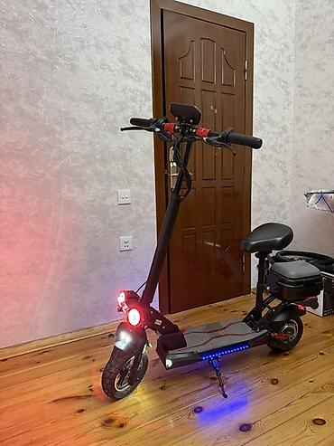 elektrikli scooter oturacaqlı: Elektrikli skuter – oturacaqlı, güclü işıqlandırma və əlavə — 3