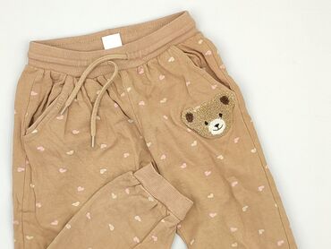 pluszowe spodnie hello kitty: Спортивні штани, Little kids, 5-6 р., 116, стан - Ідеальний
