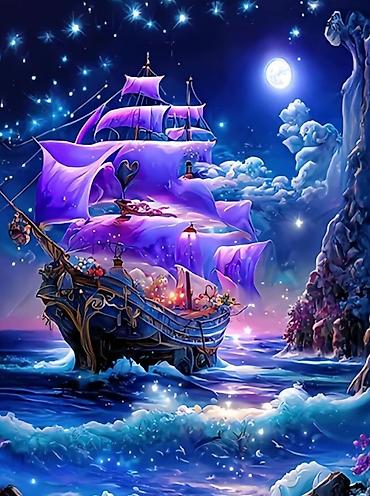 Панно: Алмазная мозаика (diamond painting) — наборы для творчества и декора — 17