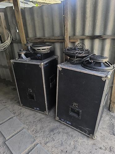 allen heath: Пара акустических систем напольного типа в туринг‑кейсах + комплект — 3