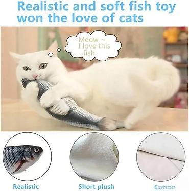 Oprema za kućne ljubimce: MAGIC FISH – pokretna interaktivna igračka za mačke - Imitira pokrete — 11