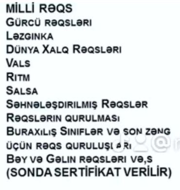 Kimya: Reqs derslerine yazilmaq istəyənlər buyursun. 4yawdan yuxarı uşaqlara