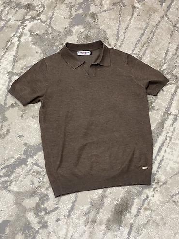 кол саатар: Мужское поло U.S. Polo Assn. - Цвет: тёмно-коричневый - Классический — 3