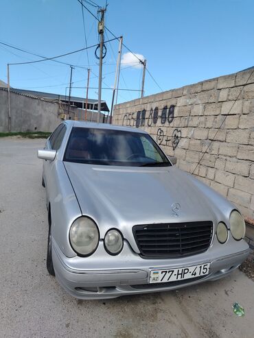 диски на gx470: Mercedes-Benz E‑Class (W210), gümüş rəng. - Kuzov: sedan, dördaynal ön