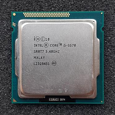 lga 1200: Processor - CPU Intel İ5-3570 - 35 AZN (LGA 1155 soket) (4 nüvə / 4 — 1